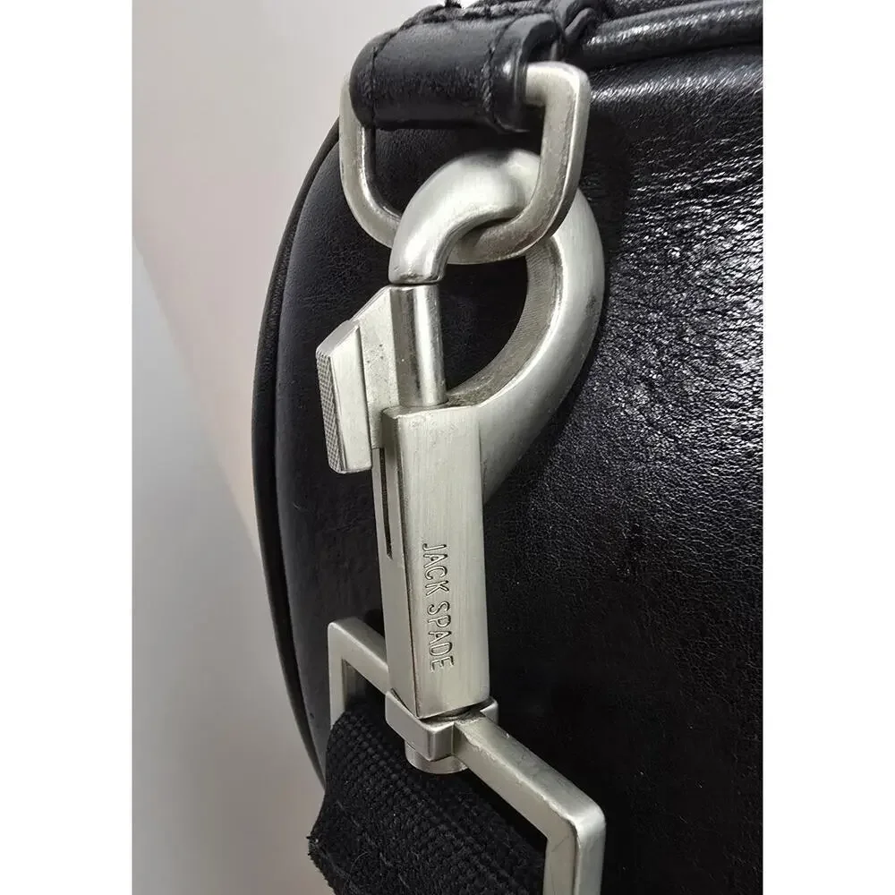 JACK SPADE FILE Laptop Bag Black Fulton Leather Briefcase MSRP $468 - Picture 4 of 16